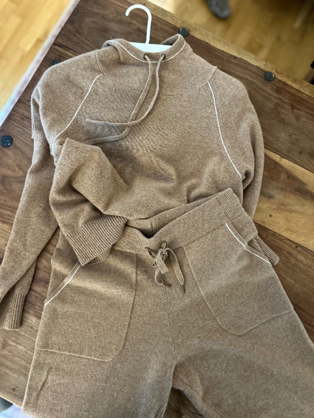 Garnet Hill 100% Cashmere Matching Lounge Set